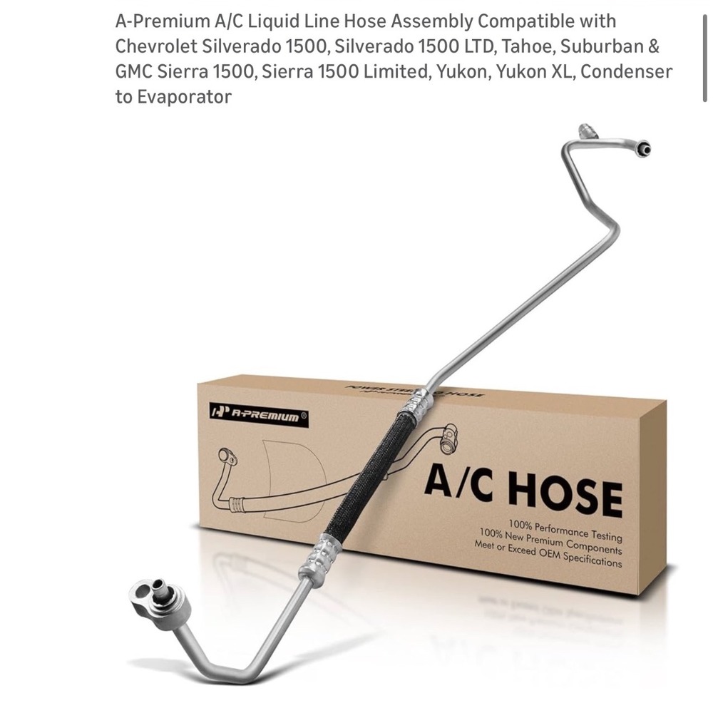 A-Premium A/C Liquid Line Hose Assembly for Chevy Silverado GMC Sierra Yukon
